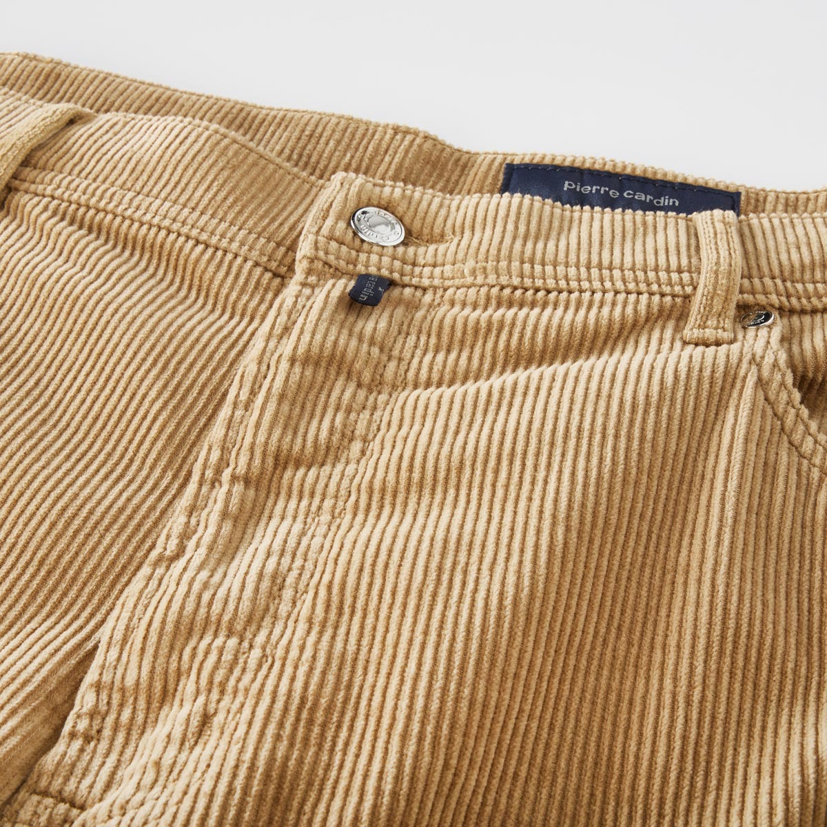 Pierre Cardin 5-Pocket Cordhose "PC-Laval" mit Stretch, Regular Fit beige