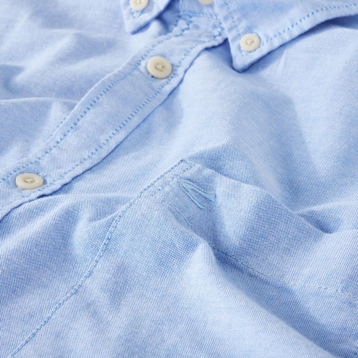 camel active Freizeithemd mit Elasthan blau