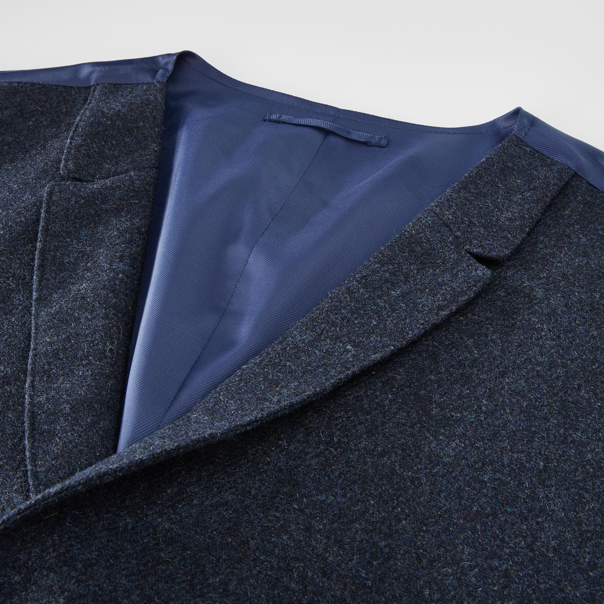 Weis Weste aus Wolle blau