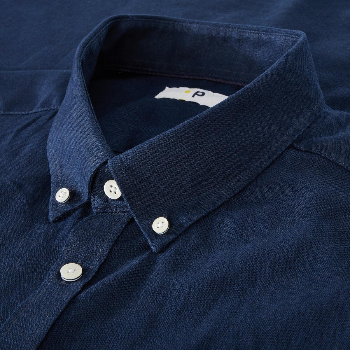 Pfundskerl Freizeithemd mit Leinen dunkelblau