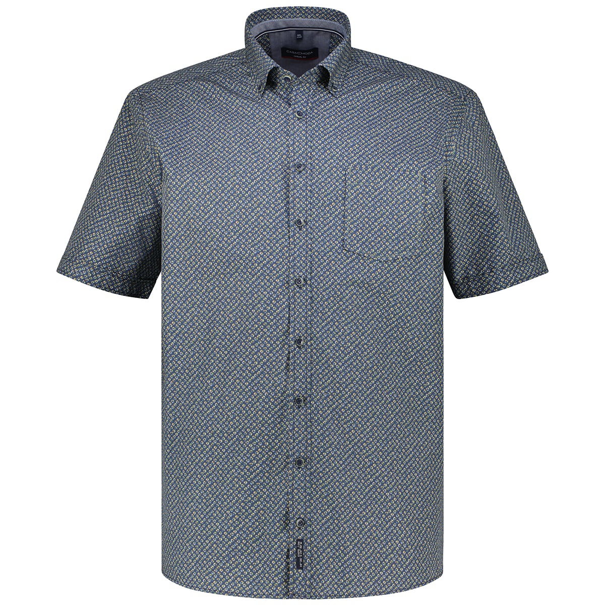 Casa Moda Freizeithemd Mit Allover-Print Farbe Grün Größe, 7XL