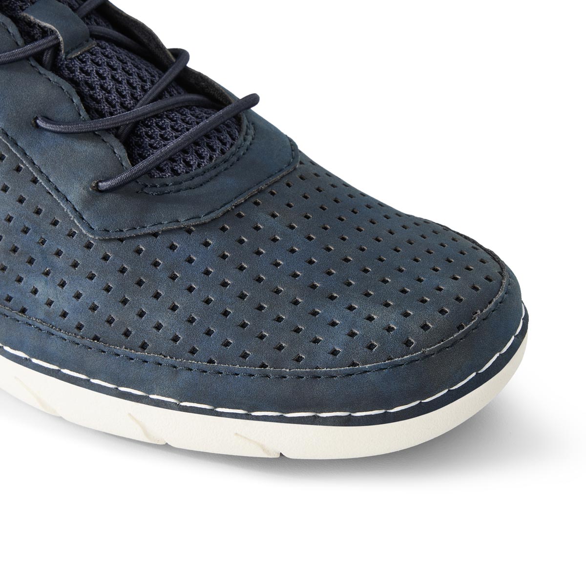 bugatti Sneaker mit elastischen Schnürsenkeln dunkelblau