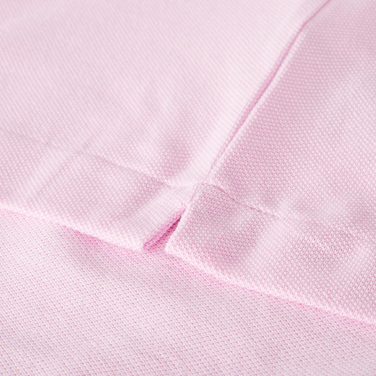 LACOSTE Poloshirt aus Baumwoll-Piqué rosa