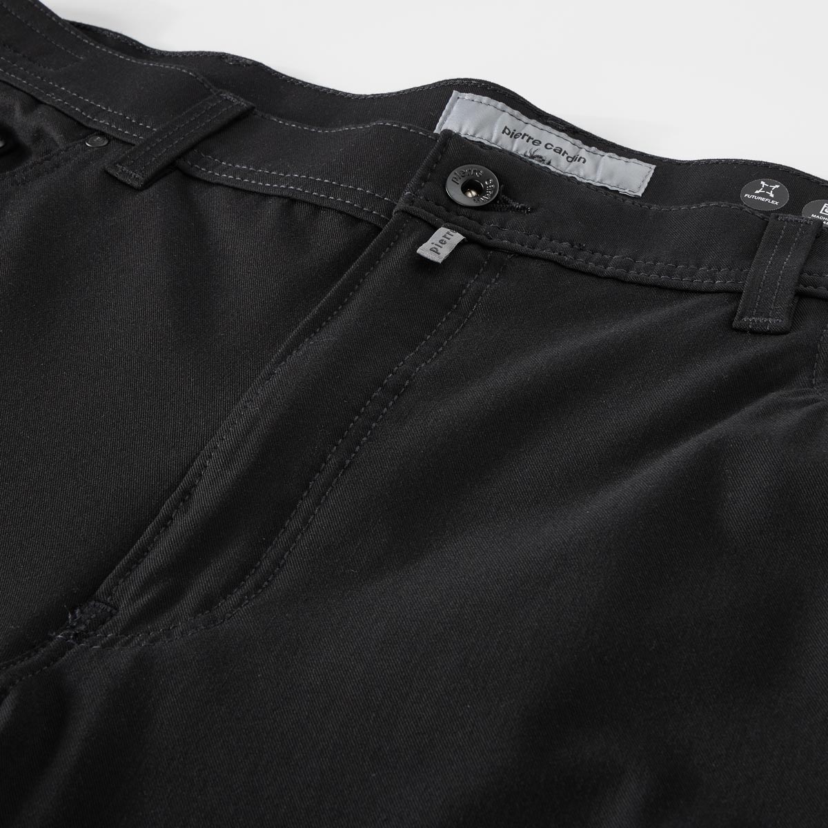 Pierre Cardin Hose "Lyon" in FutureFlex-Qualität, Slim Fit schwarz