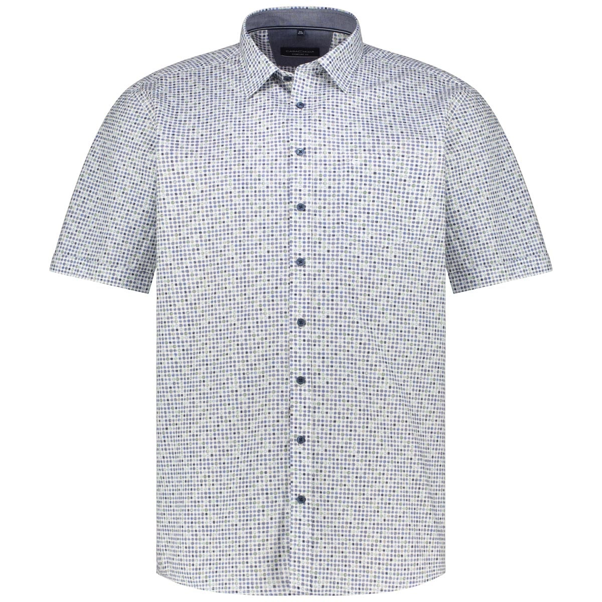 CASA MODA Freizeithemd aus Baumwolle grün CASA MODA Freizeithemd aus Baumwolle grün