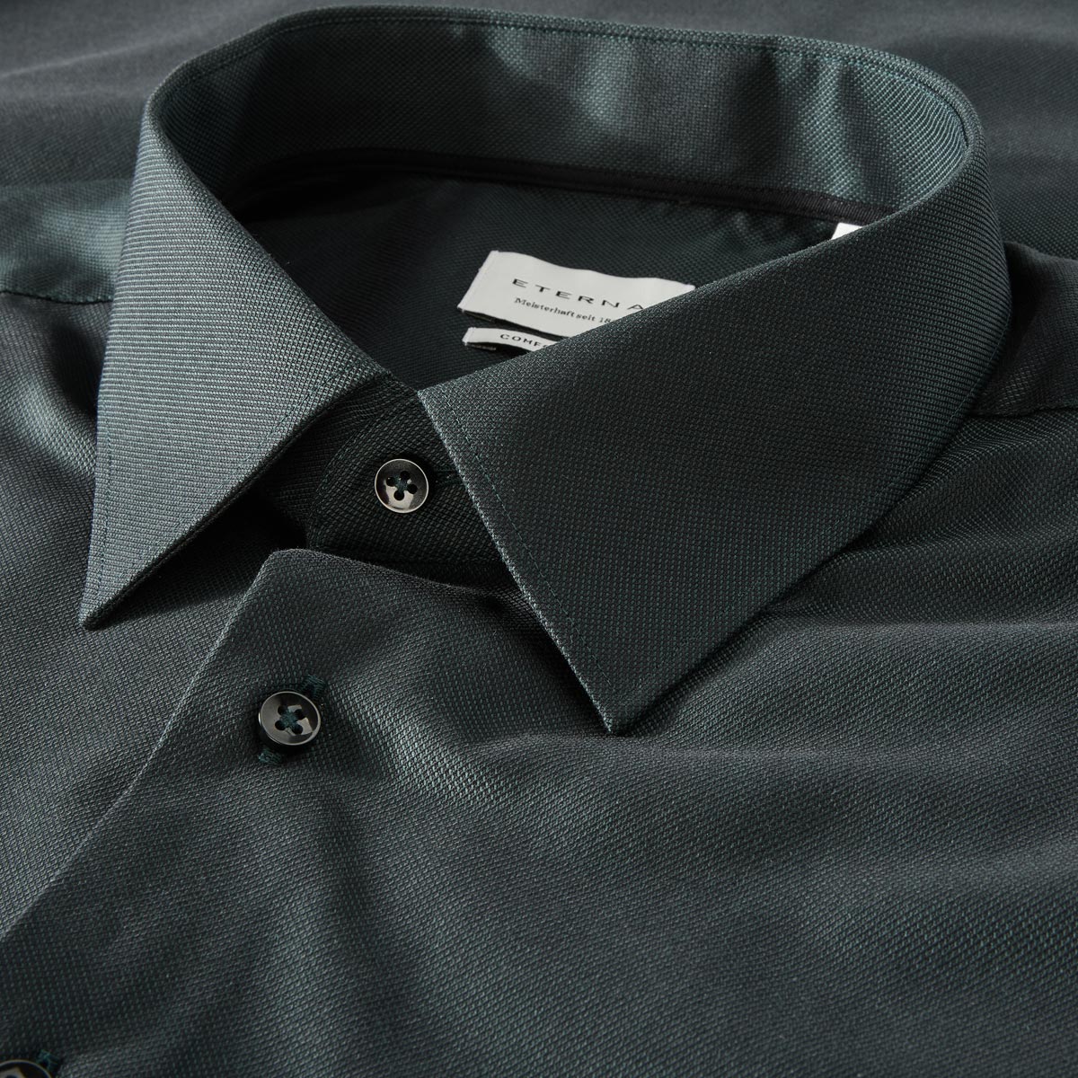 ETERNA Businesshemd aus Baumwolle grün