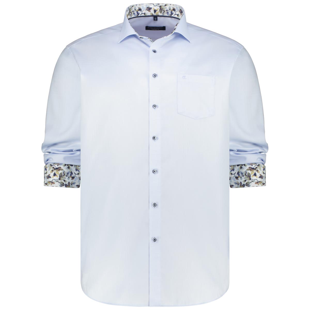 CASA MODA Businesshemd aus Baumwolle, bügelfrei blau