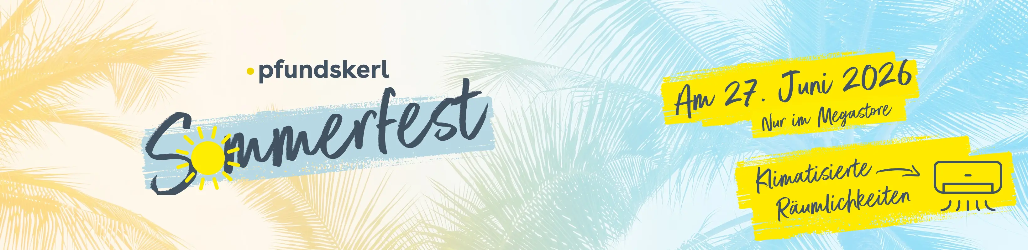 Am 27. Juni ist Sommerfest bei Pfundskerl - komm vorbei