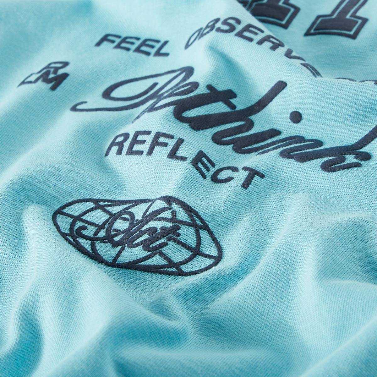 s.Oliver T-Shirt aus Baumwolle karibikblau