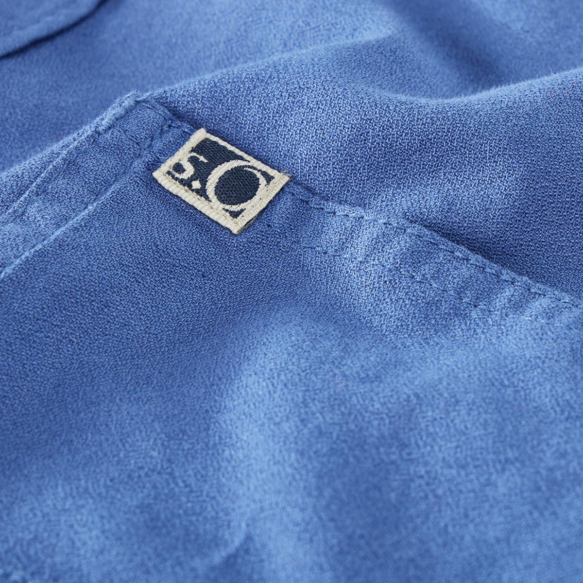 s.Oliver Freizeithemd aus Baumwolle blau