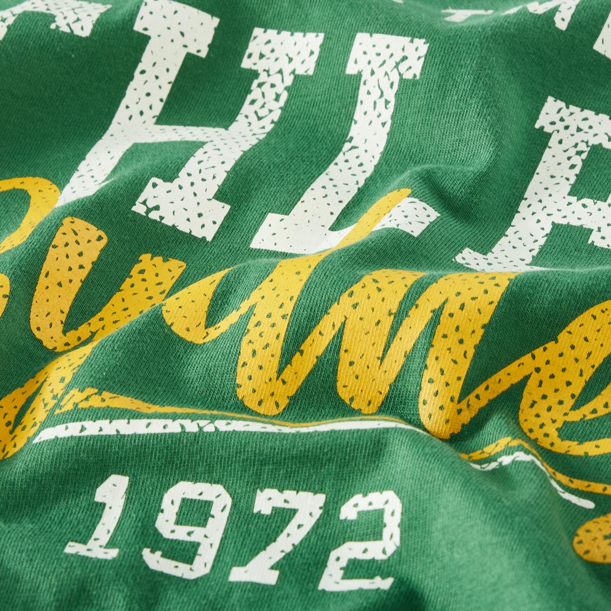 Redfield T-Shirt mit Label-Print grün