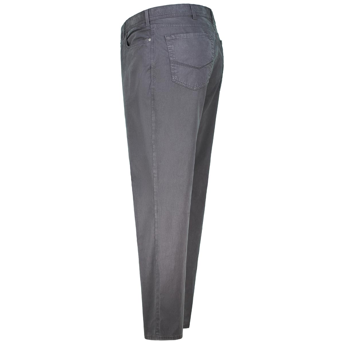 Pierre Cardin Baumwollhose mit Stretch "Lyon", Tapered Fit grau