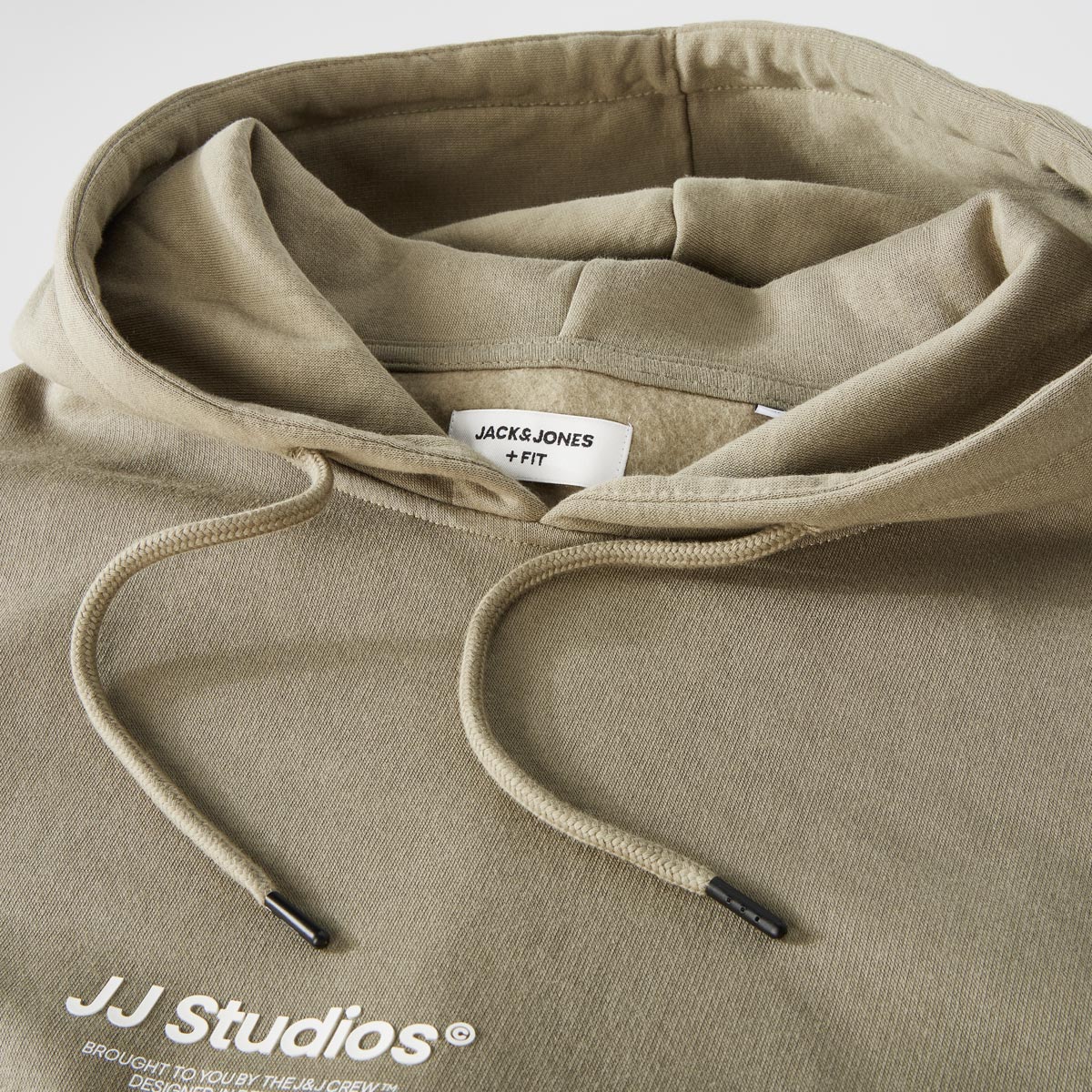 Jack&Jones Hoodie aus Baumwolle oliv
