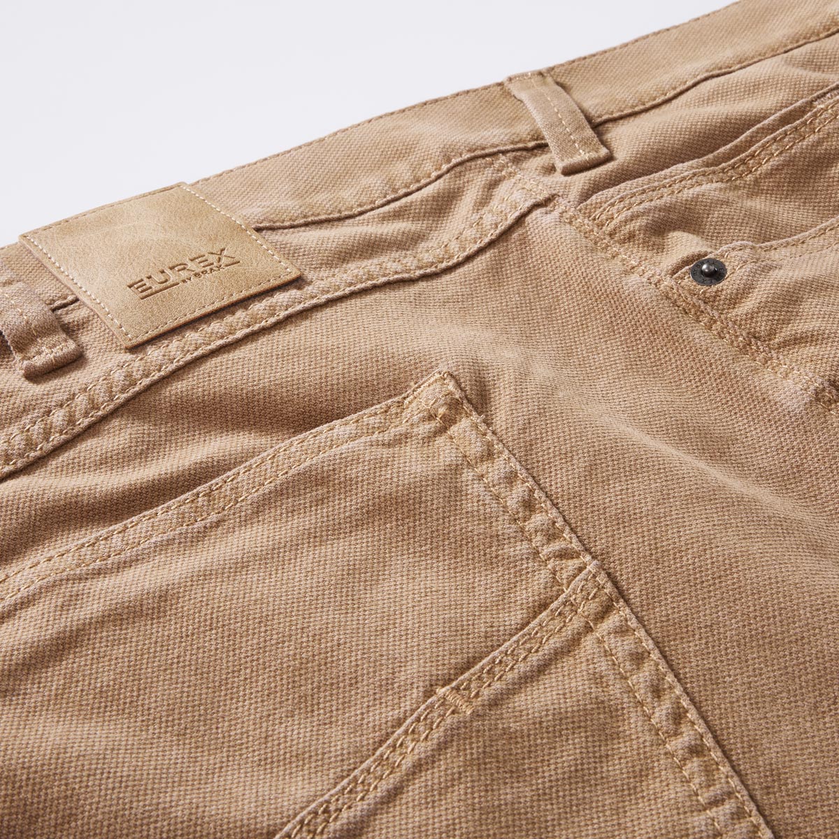 Eurex by Brax Baumwollhose "Luke" mit Stretch, Tapered Fit sand