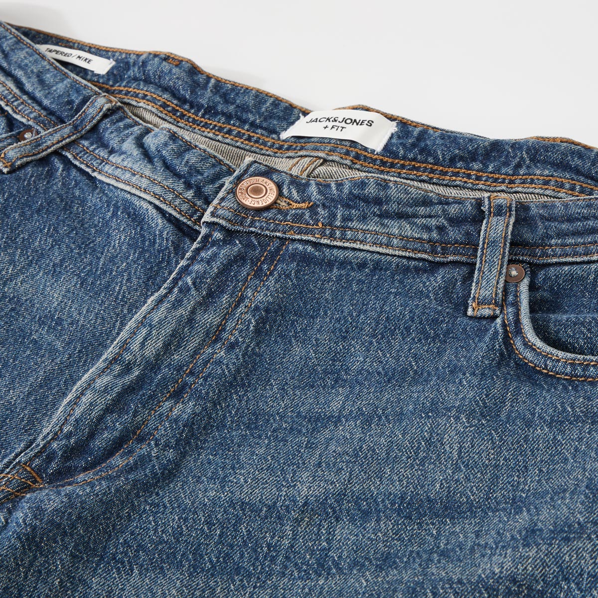 Jack&Jones Stretch-Jeans, Tapered Fit jeansblau