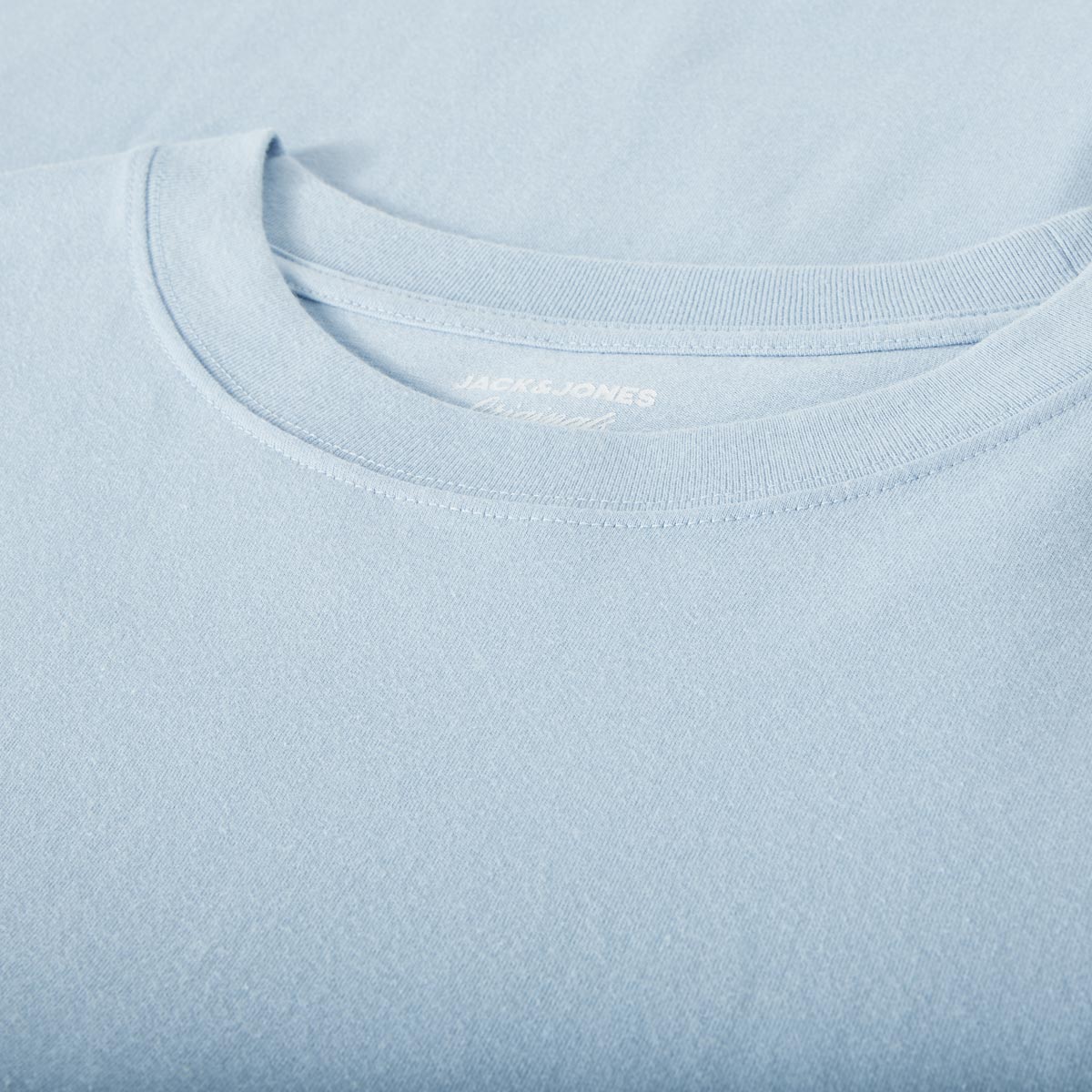 Jack&Jones T-Shirt mit Print auf Vorder- und Rückseite blau