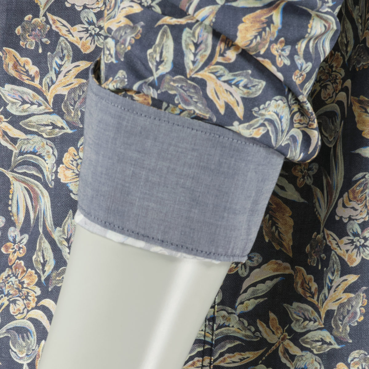 CASA MODA Freizeithemd mit Allover-Print blau