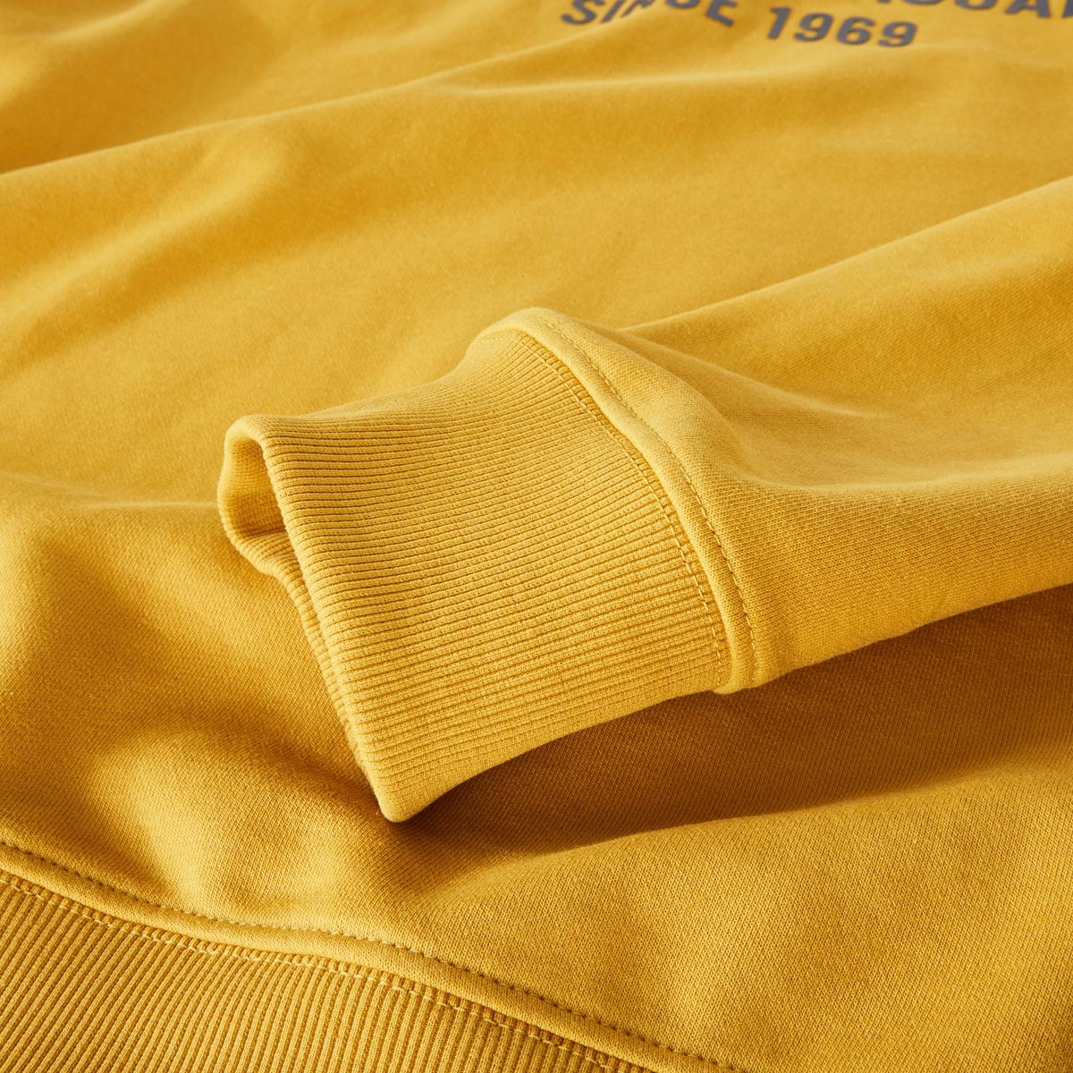 s.Oliver Hoodie mit Label-Print gelb