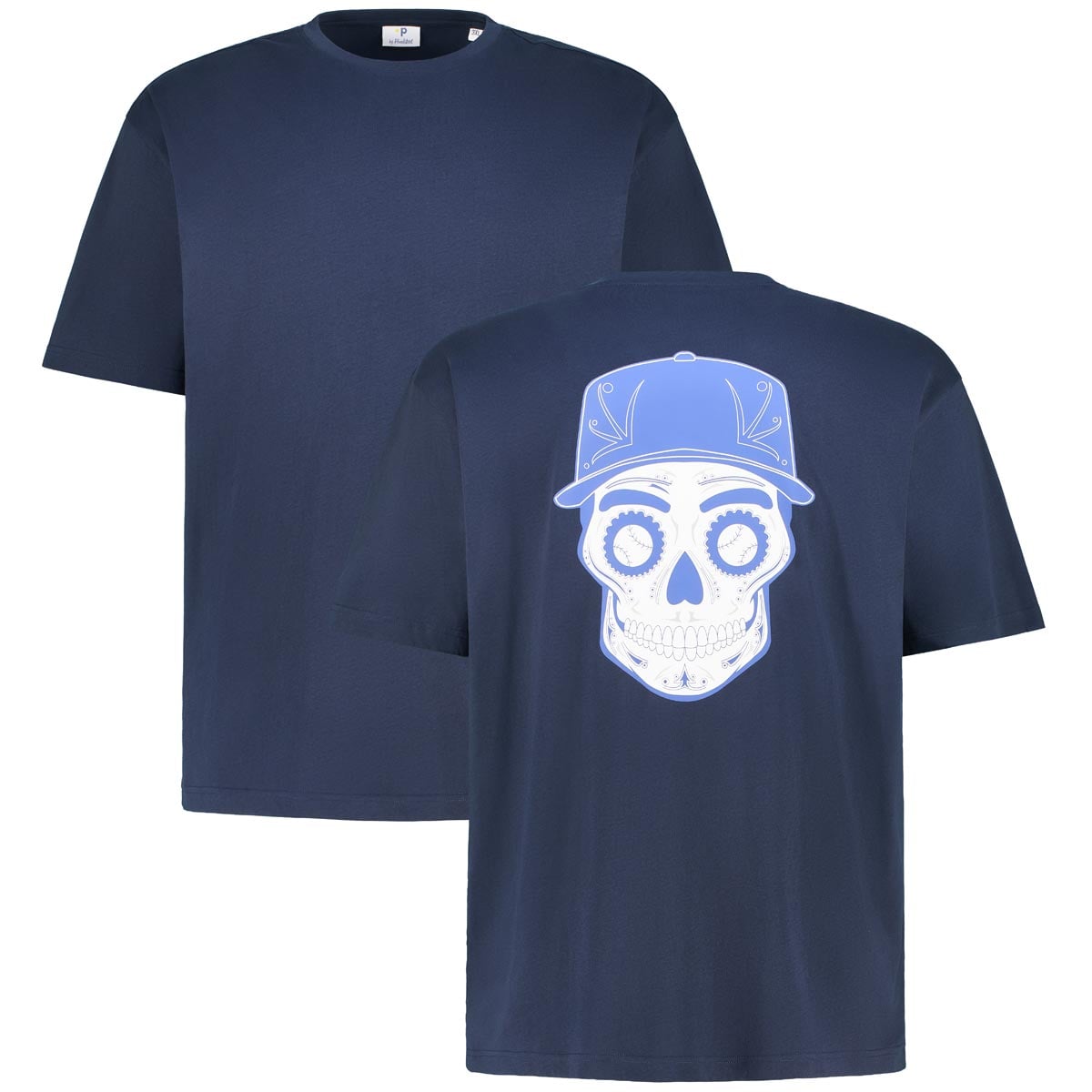 Pfundskerl T-Shirt Mit Rückenprint Farbe Dunkelblau Größe, 3XL