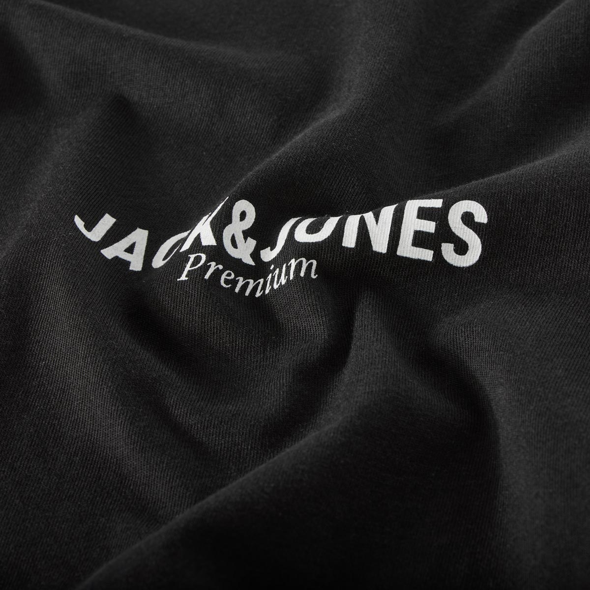 Jack&Jones T-Shirt mit Label-Print schwarz