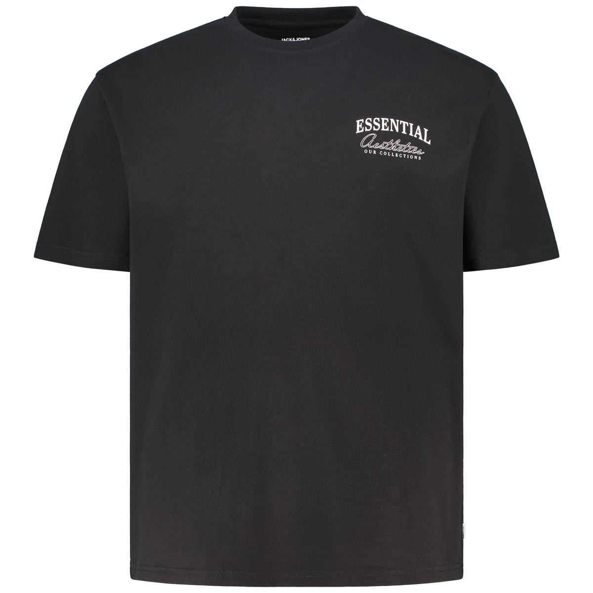 Jack&Jones T-Shirt mit Print auf Vorder- und Rückseite schwarz