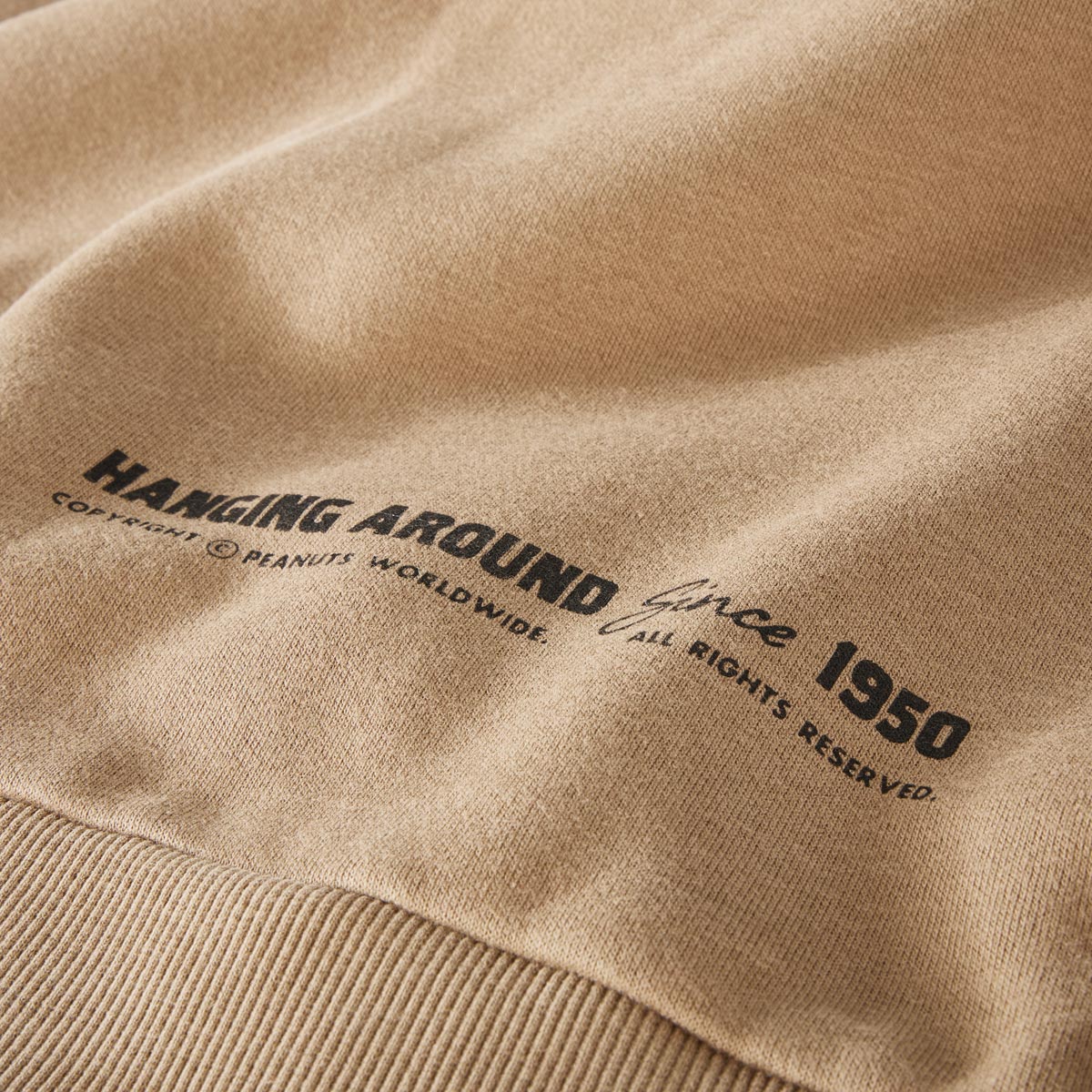 s.Oliver Hoodie mit Snoopy Applikation braun