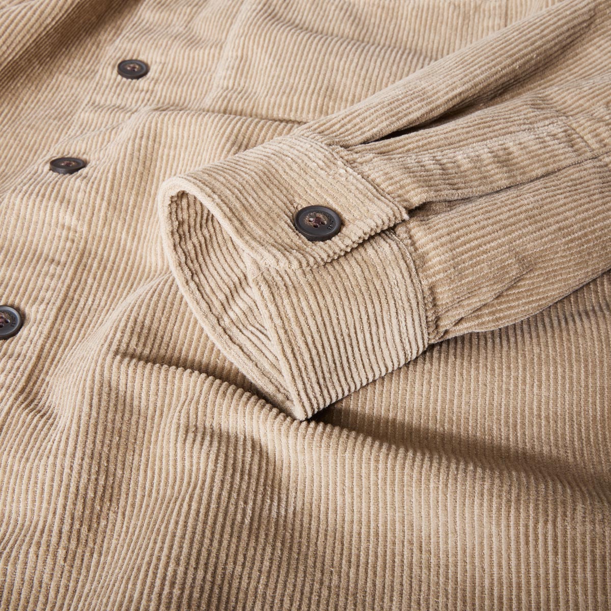 Jack&Jones Cord-Overshirt aus Baumwolle beige