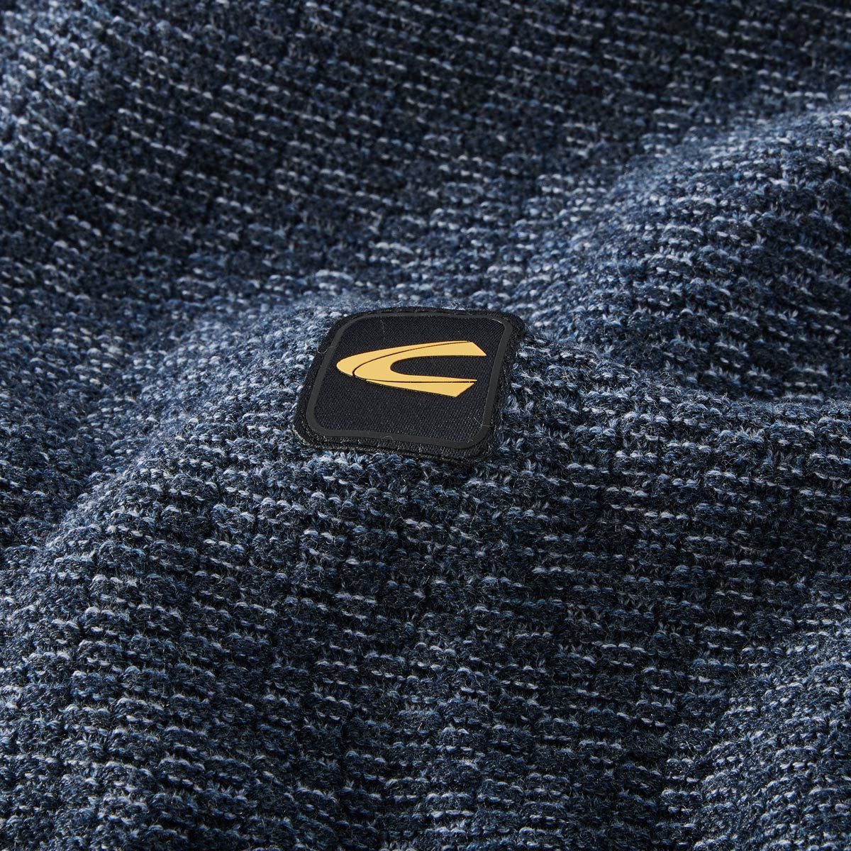 camel active Pullover mit Struktur dunkelblau