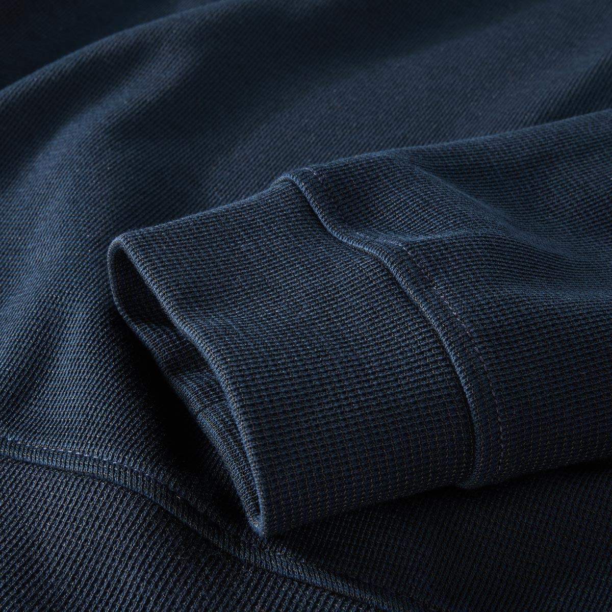 Lerros Sweatshirt aus Baumwollmischung blau