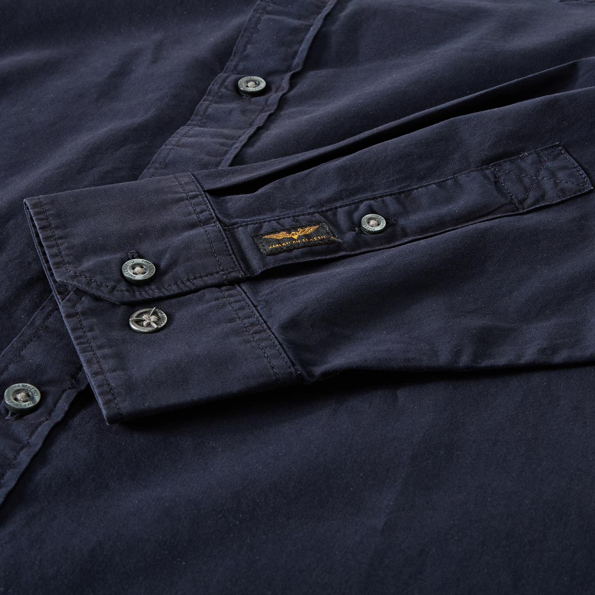 PME LEGEND Freizeithemd aus Baumwolle dunkelblau