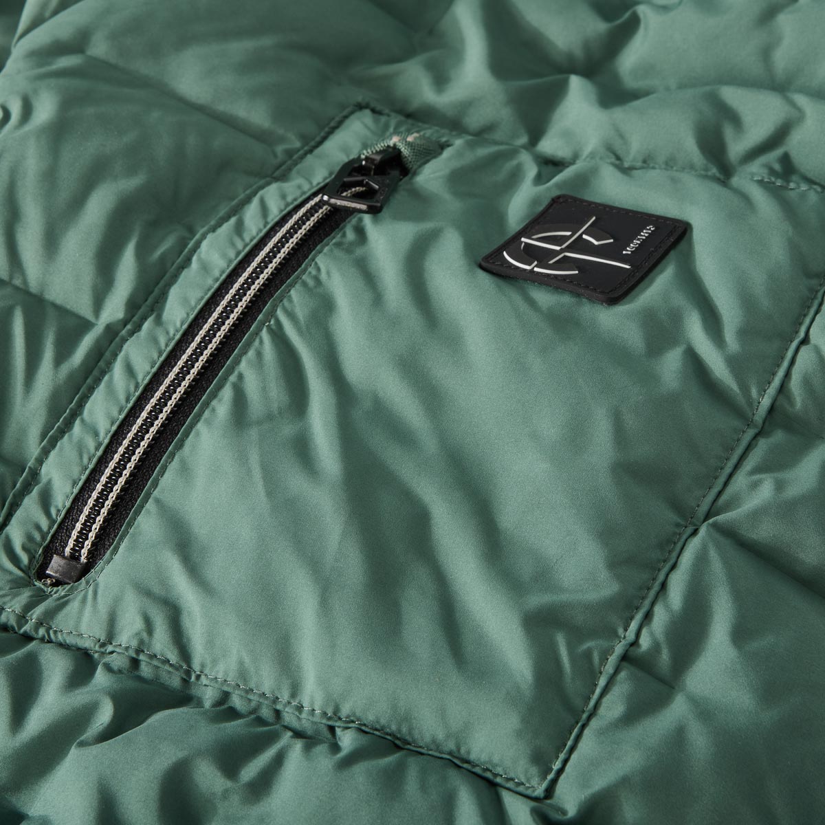 CASA MODA Steppjacke wind- und wasserabweisen grün