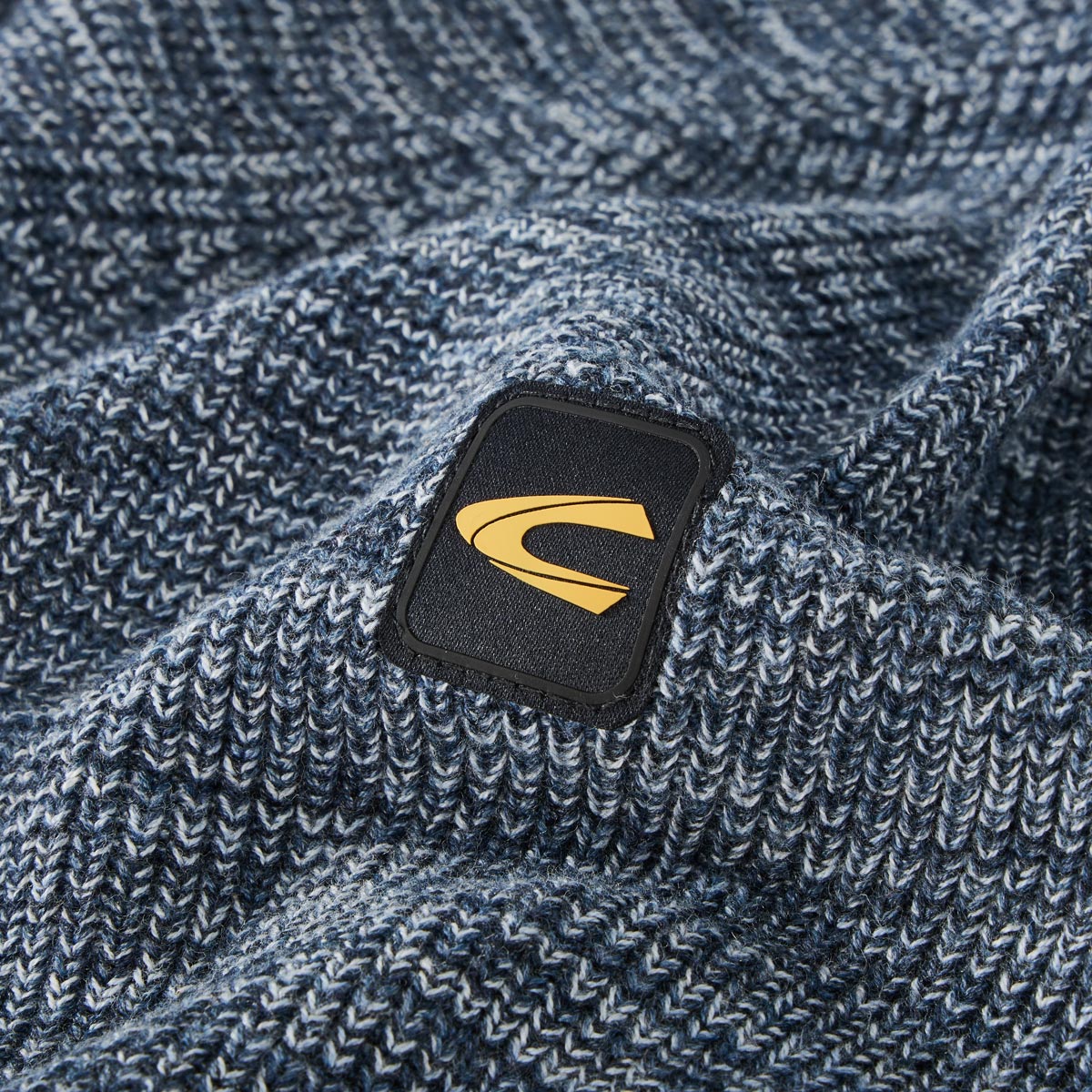 camel active Strickjacke mit Struktur dunkelblau