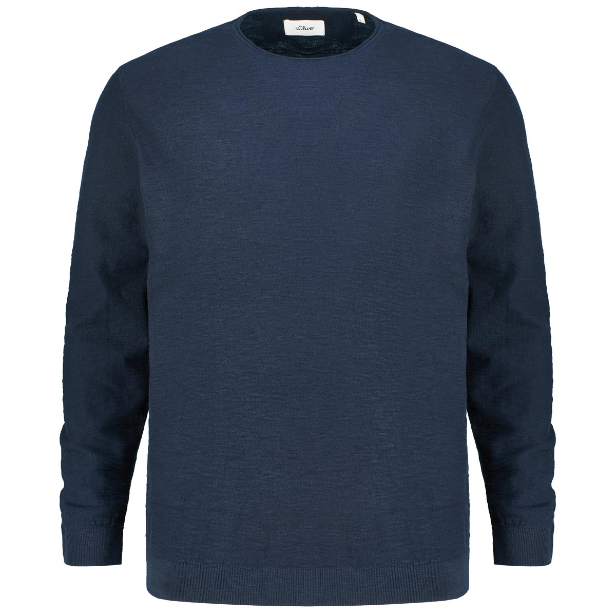 s.Oliver Pullover mit Struktur Farbe blau Größe: 5XL günstig online kaufen