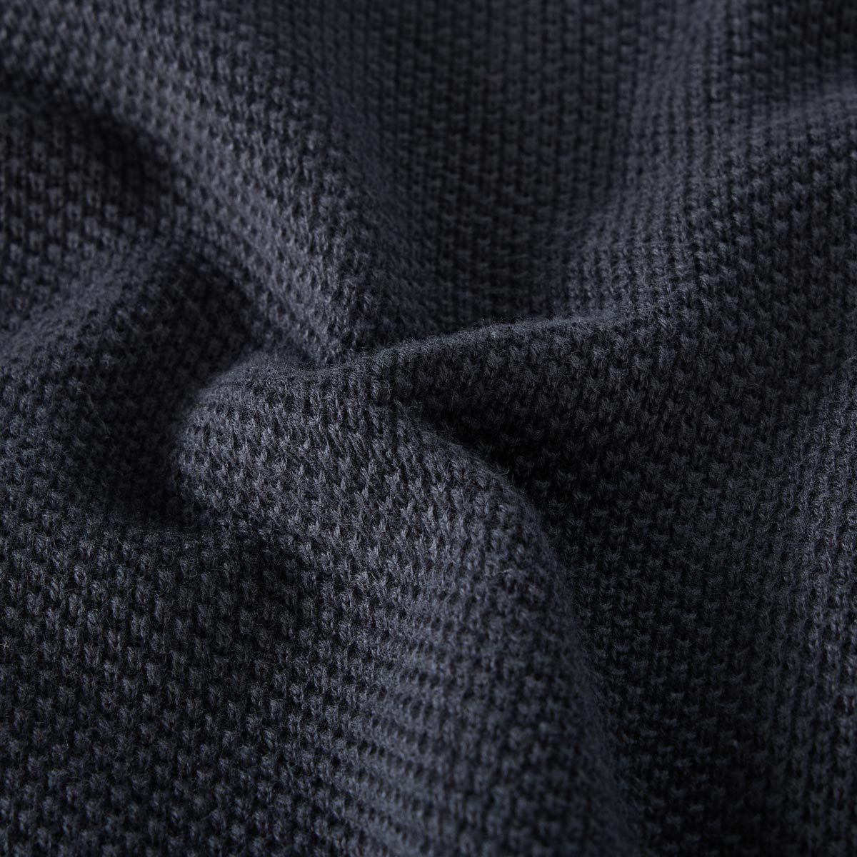 camel active Strickjacke mit Struktur dunkelblau