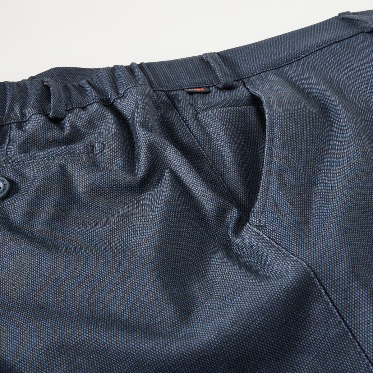 Eurex by Brax Chino "Thore", Tapered Fit, knitterarm blau