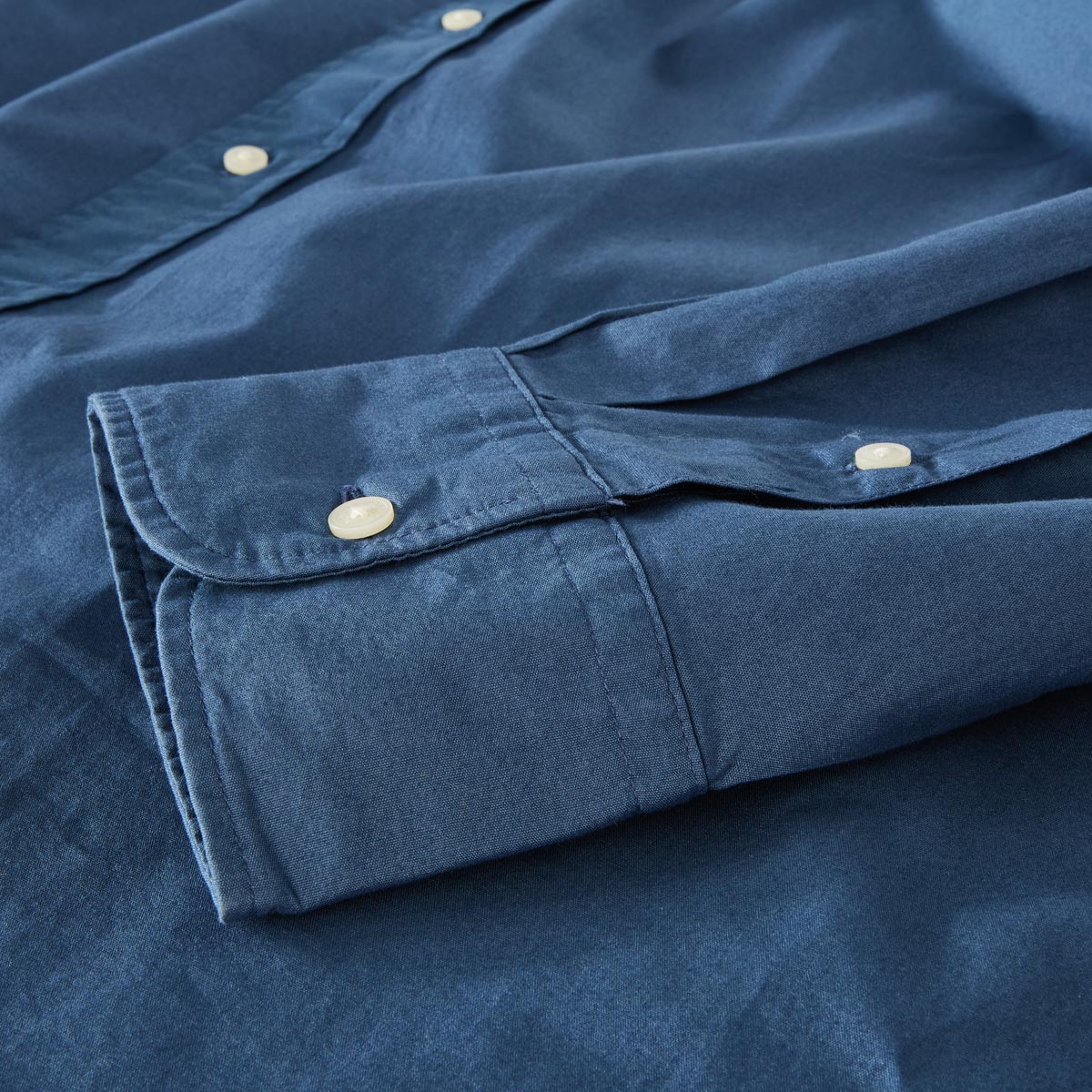 Tommy Hilfiger Freizeithemd aus Baumwolle blau