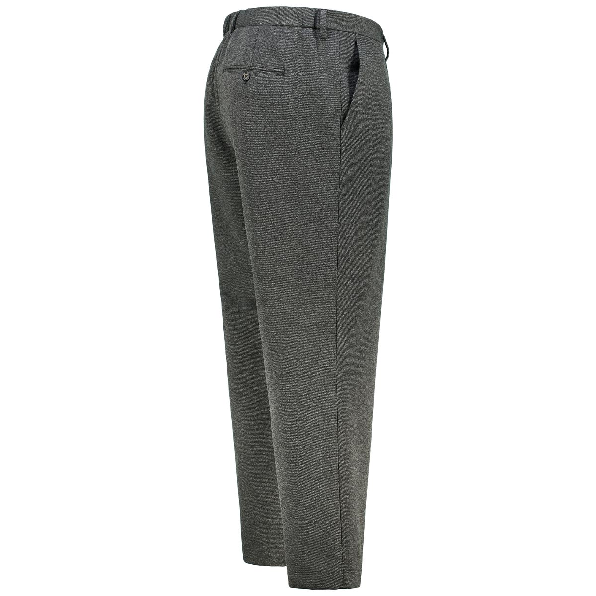 Lerros Chino mit Dehnbund, Tapered Fit anthrazit