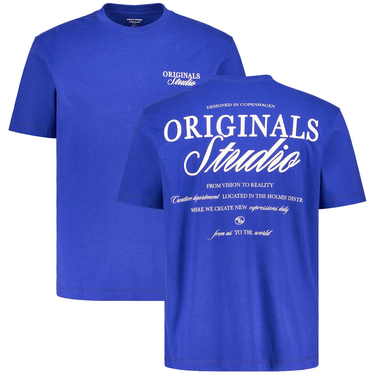 T-Shirt mit Print auf Vorder- und Rückseite