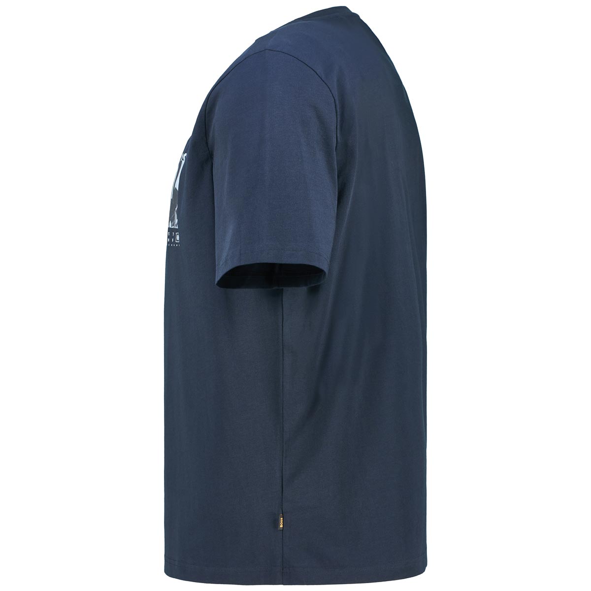 BOSS T-Shirt mit Motiv-Print Farbe dunkelblau Größe: 5XL günstig online kaufen