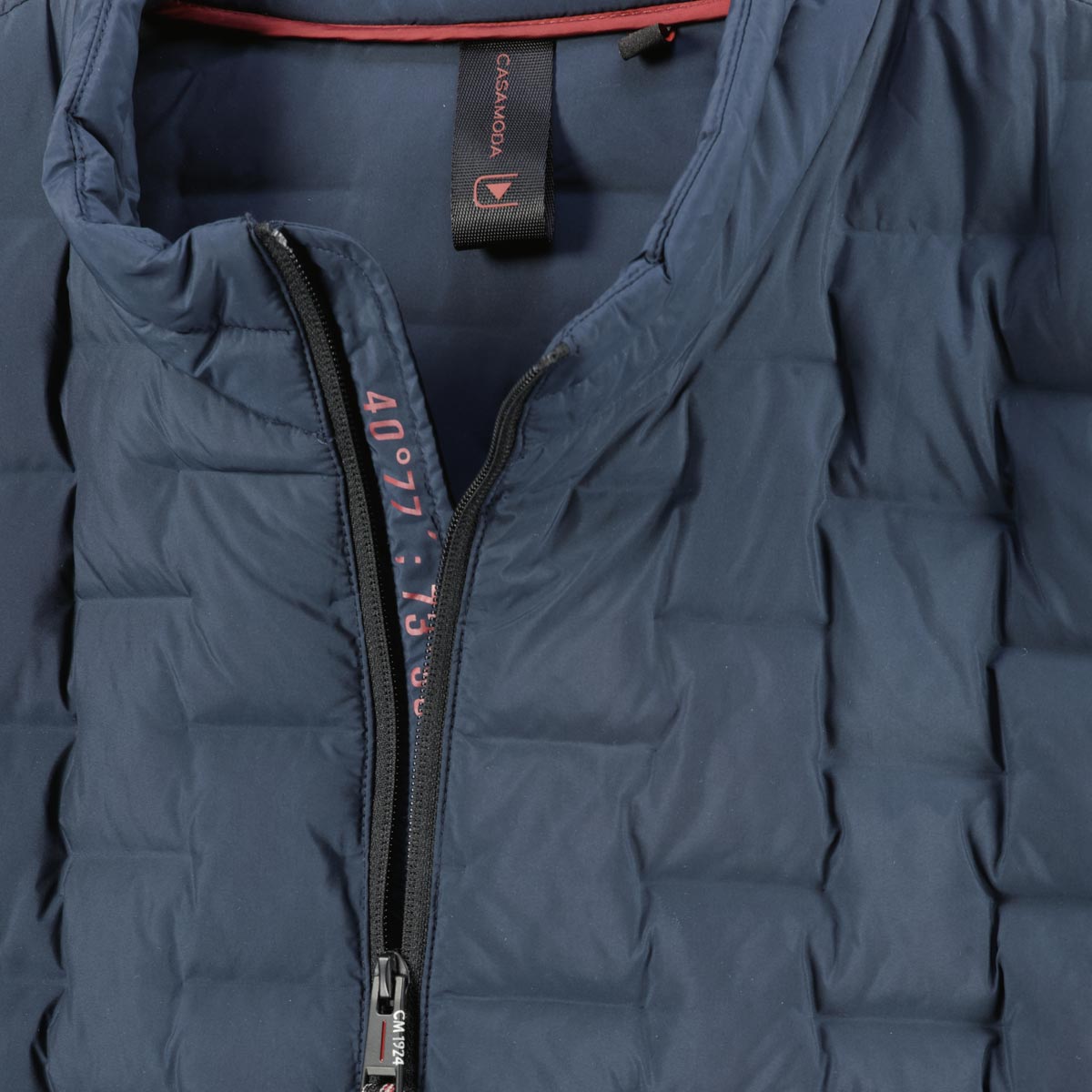 CASA MODA Steppweste, wind- und wasserabweisend dunkelblau