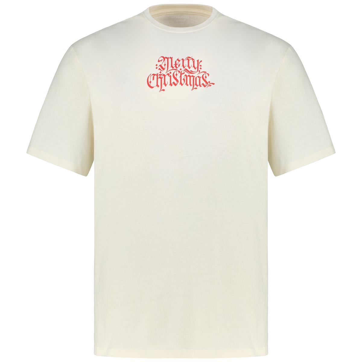 Jack&Jones T-Shirt aus Biobaumwolle cremeweiß