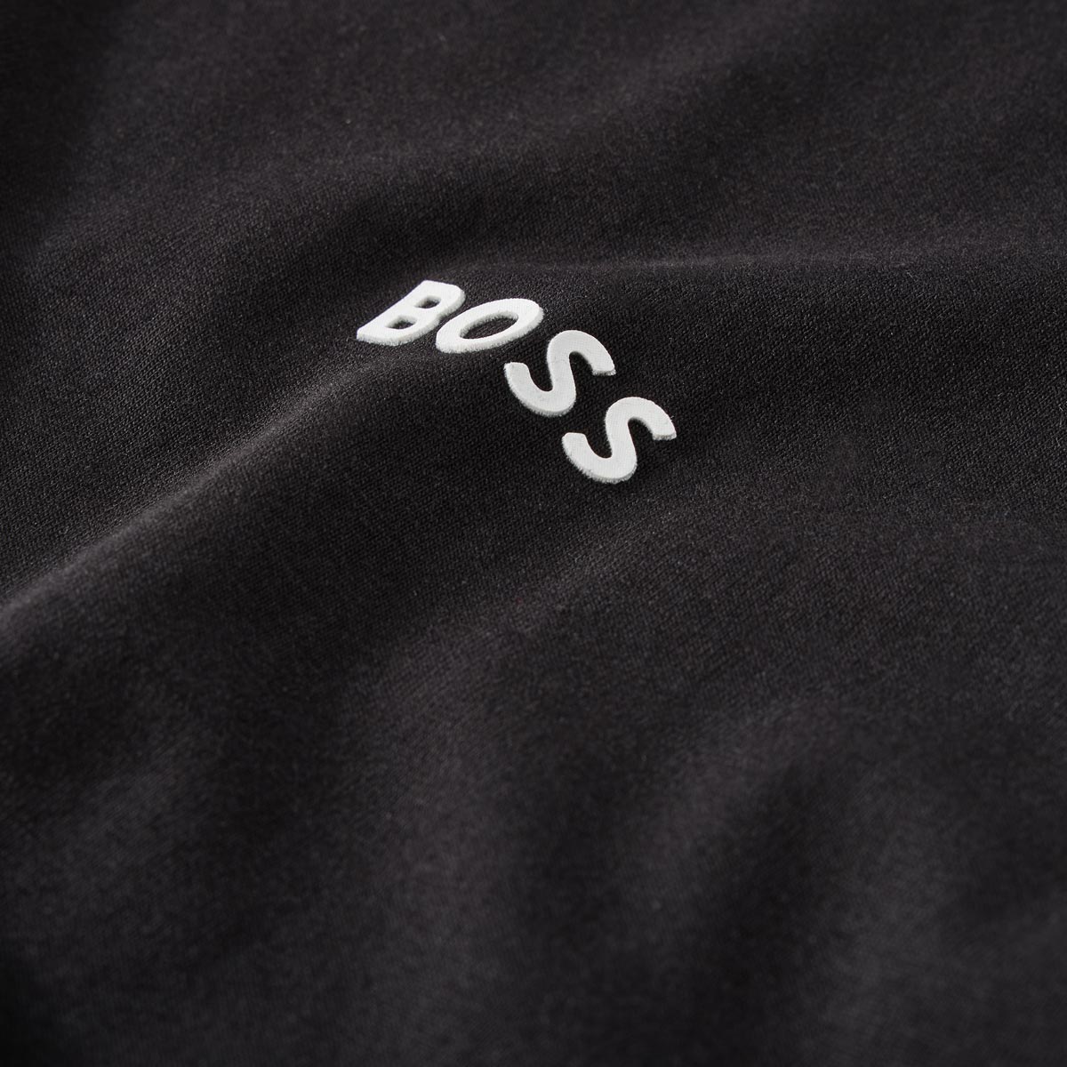 BOSS T-Shirt mit Elasthan schwarz