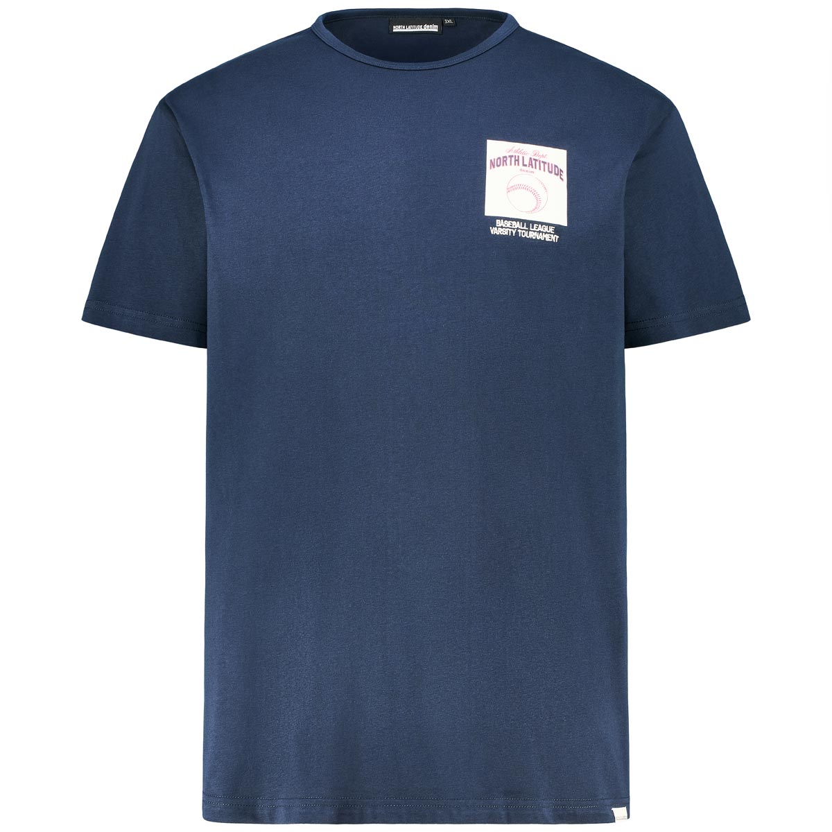 T-Shirt mit Baseball-Print