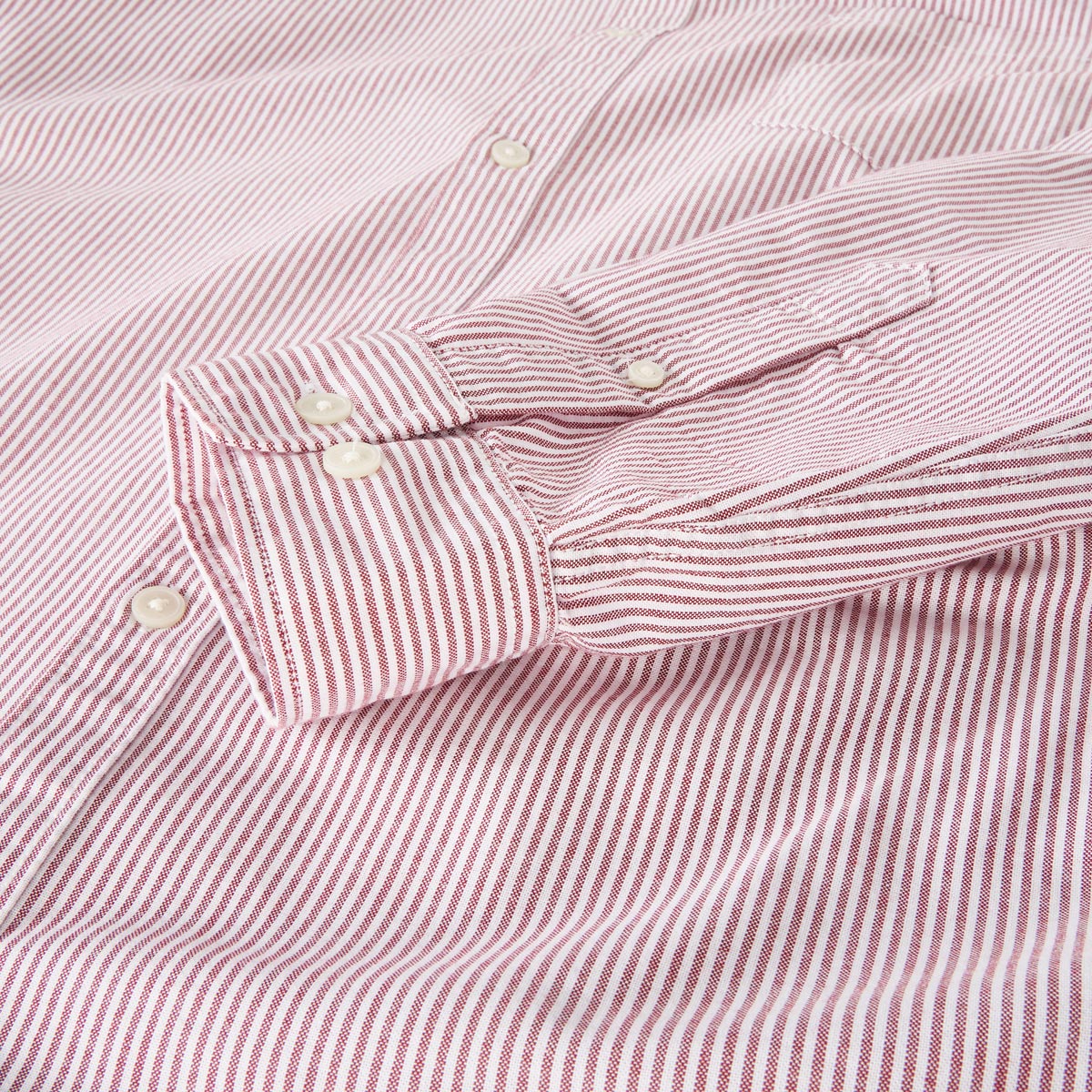 Jack&Jones Freizeithemd mit Streifen dunkelrot