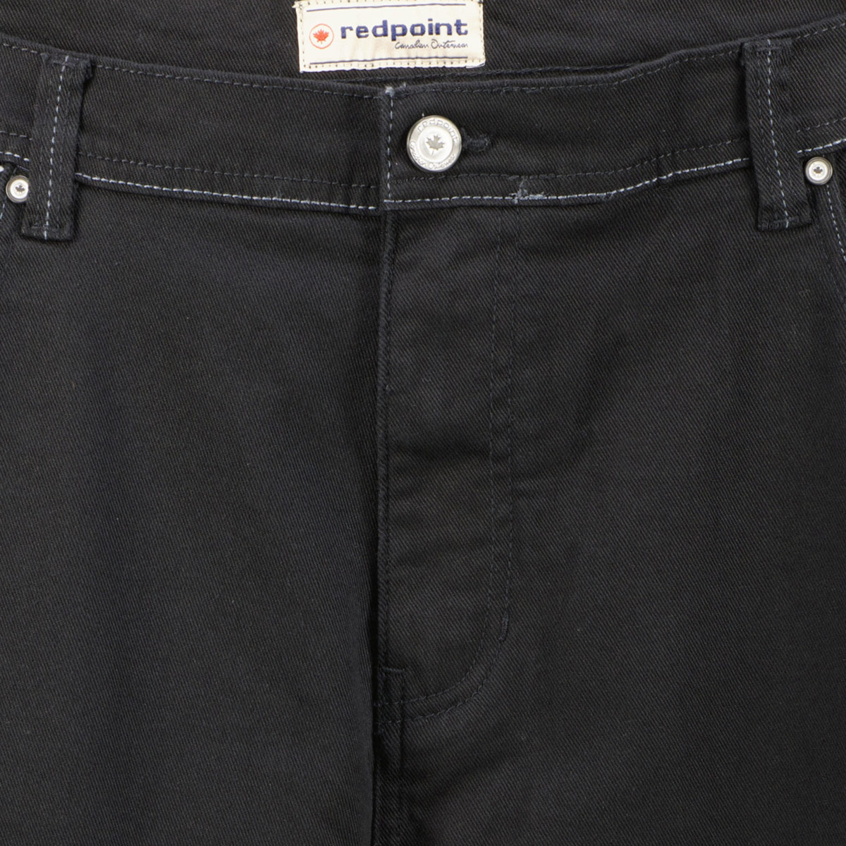 Redpoint Stretch-Jeans "Langley", Regular Fit schwarz