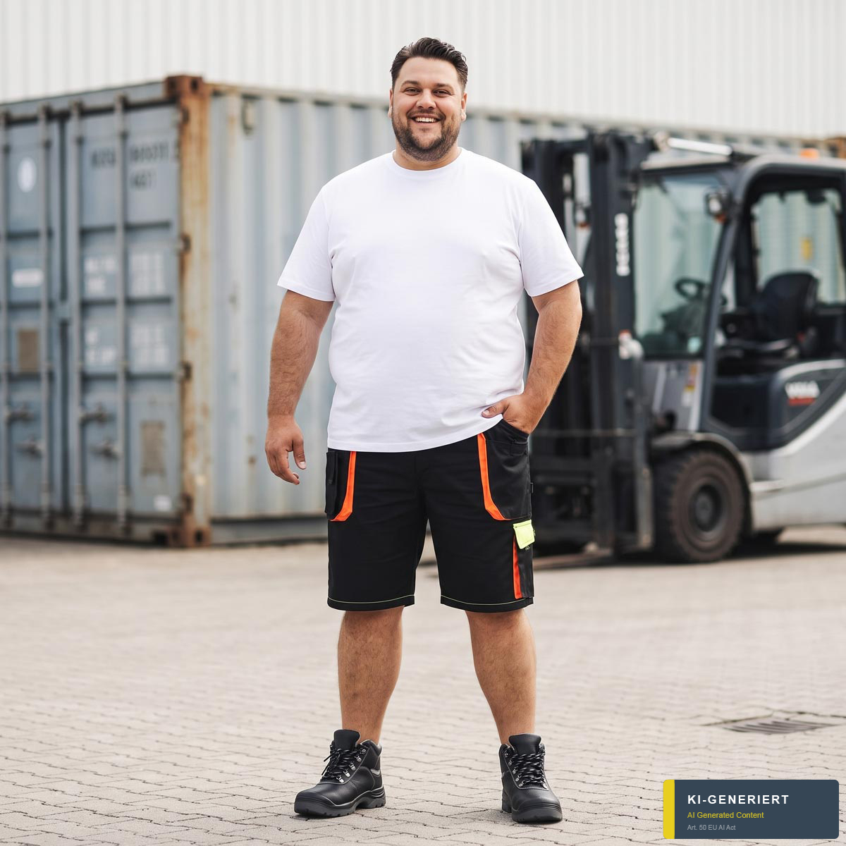 ADAMO Arbeits-Shorts, robust schwarz