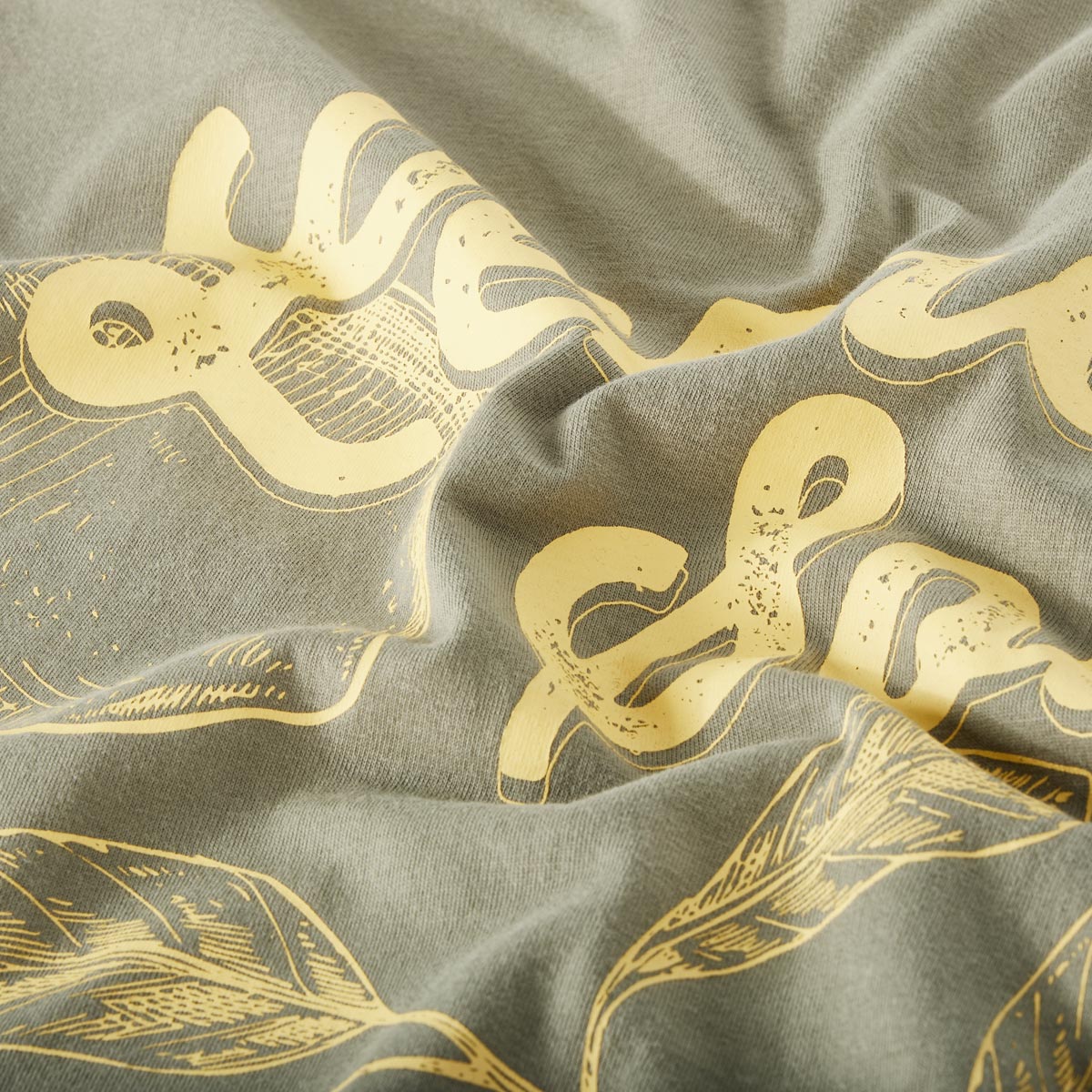 Jack&Jones T-Shirt mit Motiv-Print oliv