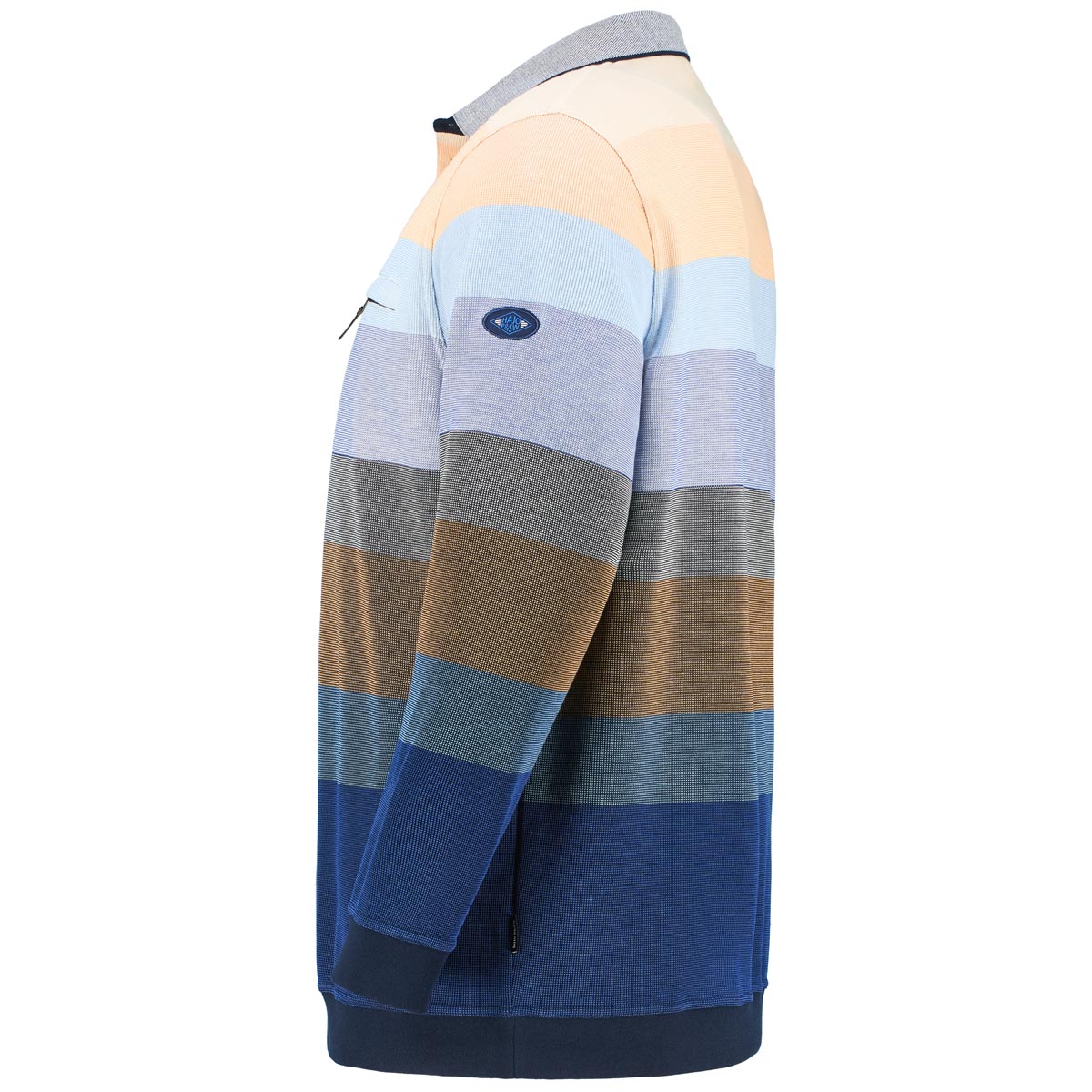 Hajo Sweatshirt "Stay Fresh", bügelfrei Farbe blau Größe: 4XL günstig online kaufen