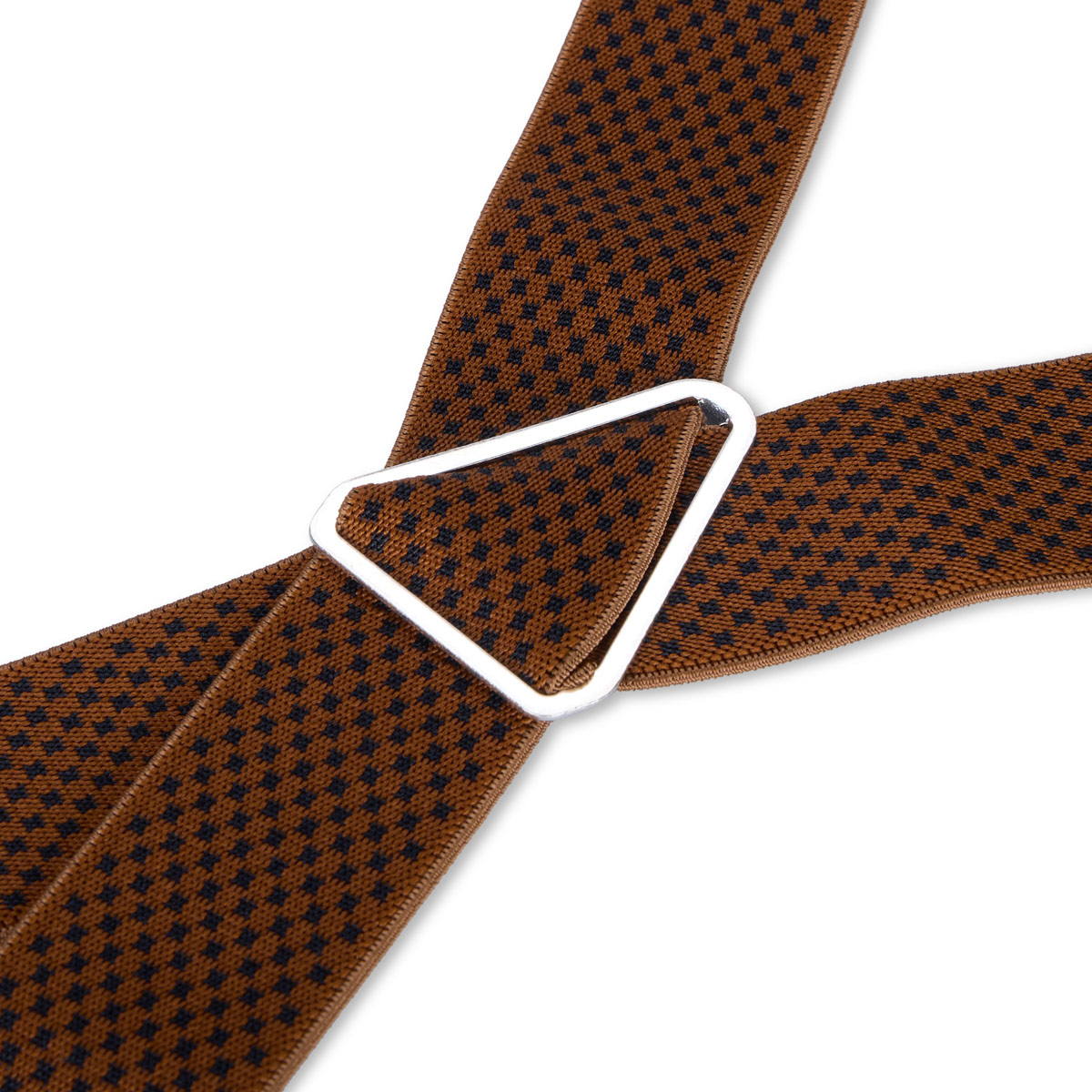 Lindenmann Breiter Hosenträger mit extrastarken Clips rost