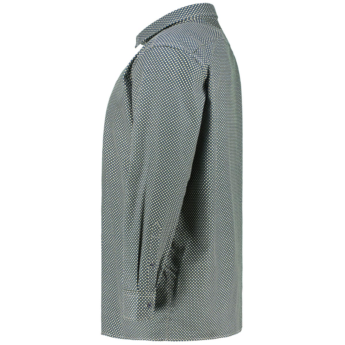 CASA MODA Freizeithemd mit Allover-Muster Farbe blau Größe: 4XL günstig online kaufen